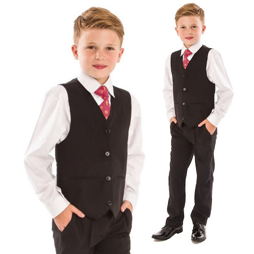 Little boys hot sale black suits